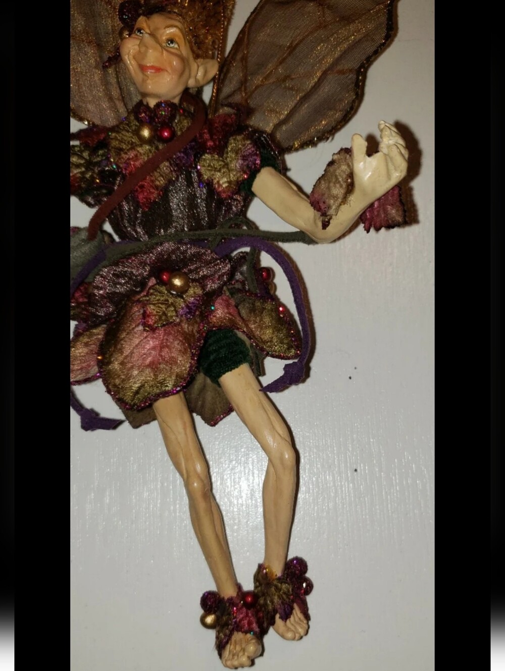 Woodland Fairy Elf With Staff - Picture 6 of 10